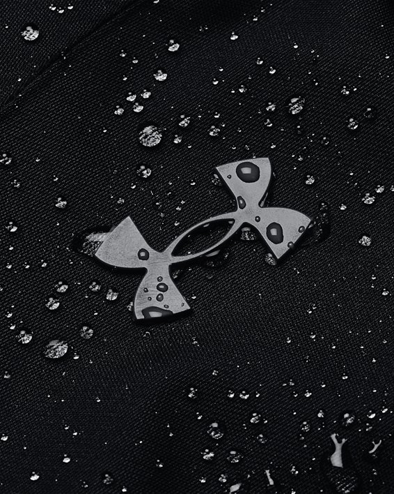 Women's UA Stormproof Lined Rain Jacket, Black, pdpMainDesktop image number 4
